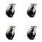 Service Caster 6 Inch Kingpinless Glass Filled Nylon Wheel Swivel Top Plate Caster SCC, 4PK SCC-KP30S620-GFNR-4 - alternate 1